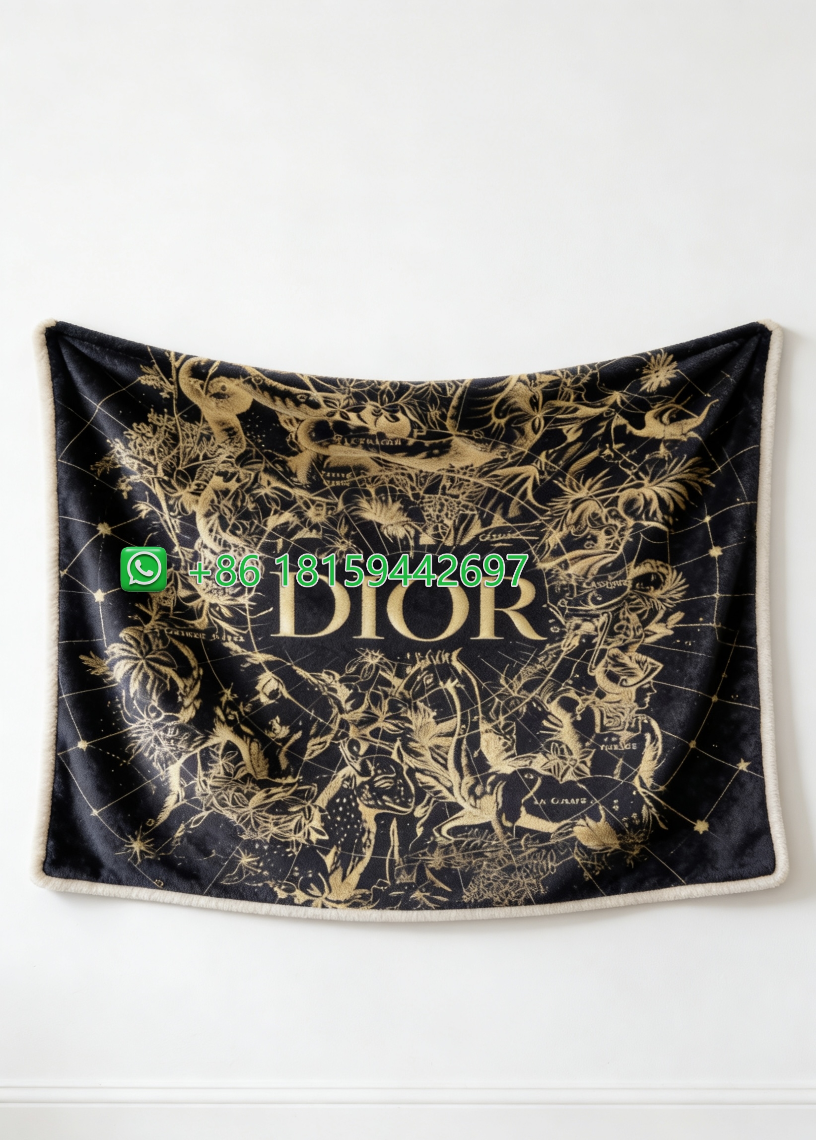 Dior Throw Blankets